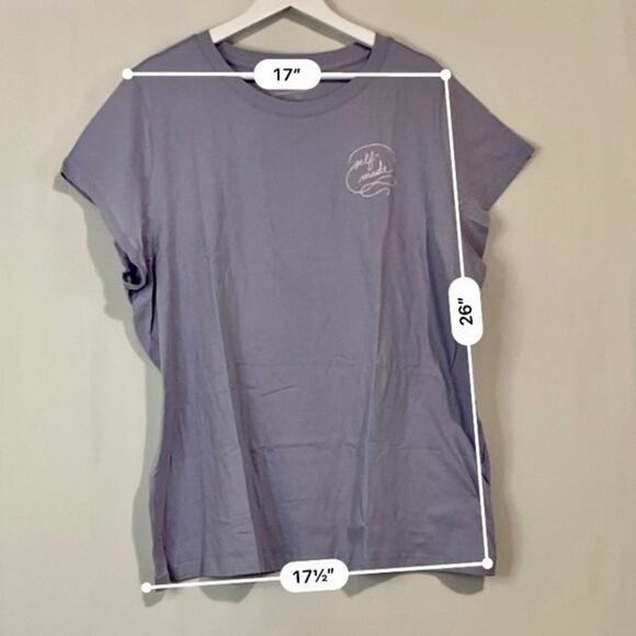 Universal Thread Women’s Self-Made Short Sleeve Graphic Tee Lavender NWT - Picture 8 of 8